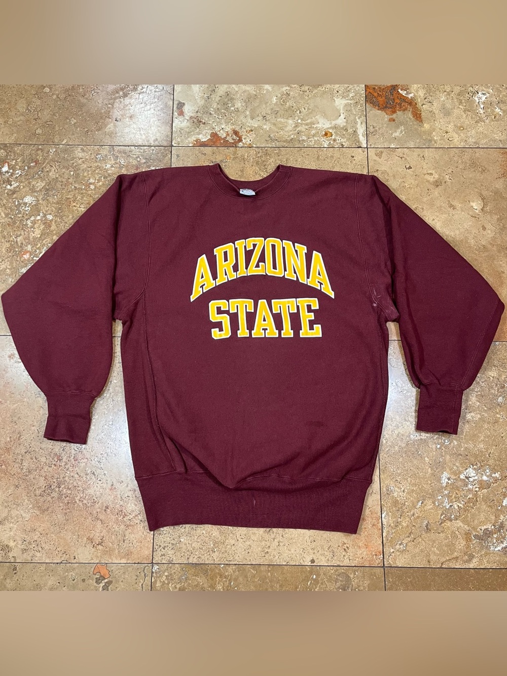 Vintage Champion Reverse Weave Arizona State Sun Devils Pullover Made In USA 2XL